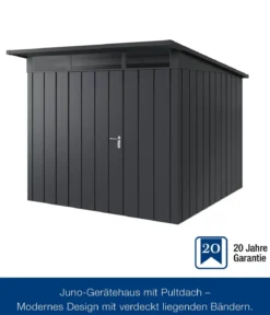 Hörmann Metallgerätehaus Juno JPD10 M-Sk Motiv Modern, ca. B277/H232/T310 cm