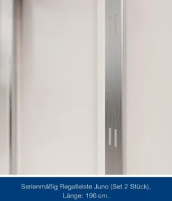 Hörmann Metallgerätehaus Juno JPD5 L-Sk Motiv Design mit Doppeltür, ca. B229/H224/T262 cm