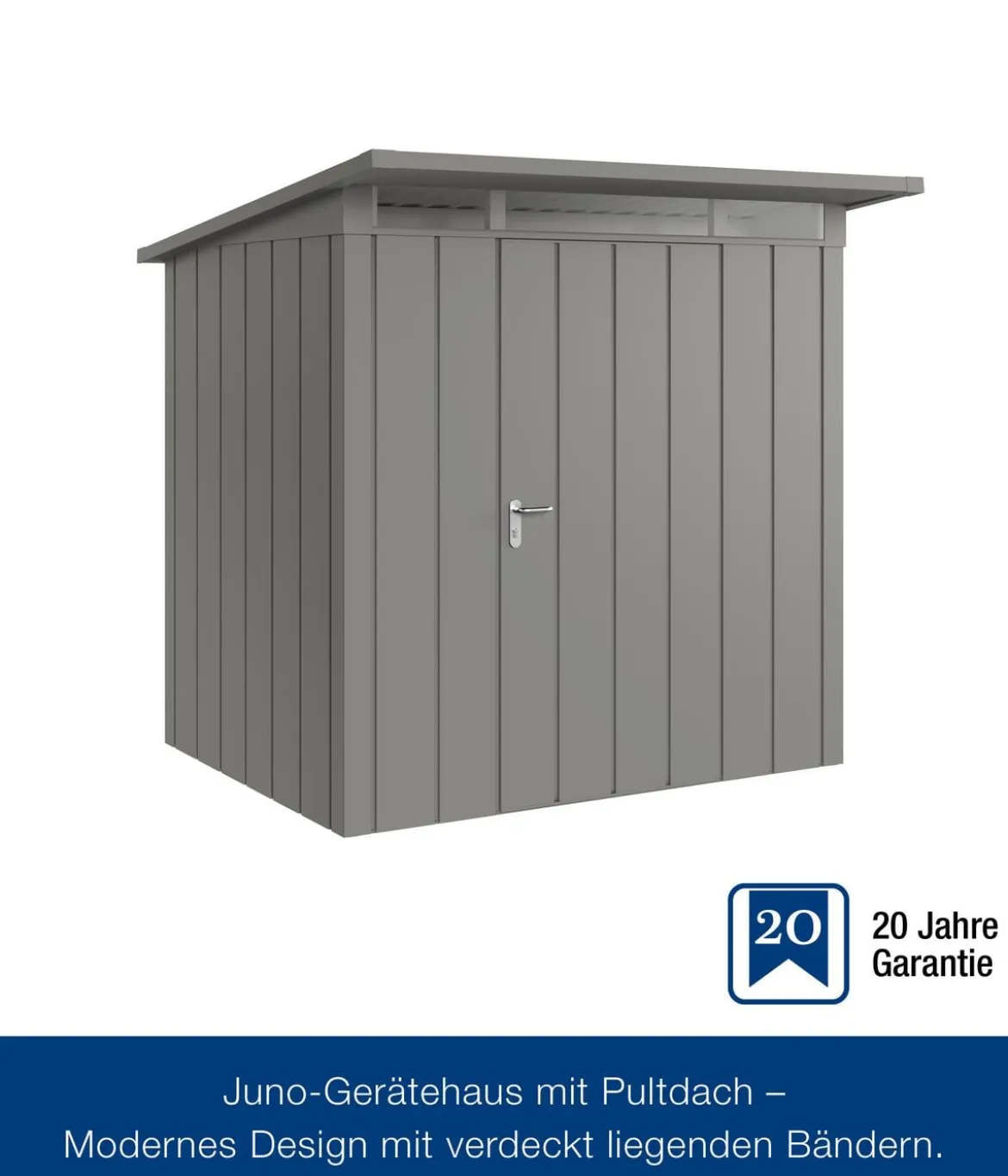 Hörmann Metallgerätehaus Juno JPD4 M-Sk Motiv Modern, ca. B229/H224/T214 cm