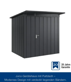 Hörmann Metallgerätehaus Juno JPD4 M-Sk Motiv Modern, ca. B229/H224/T214 cm