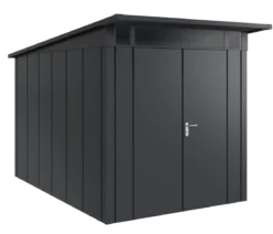 Hörmann Metallgerätehaus Juno JPD7 L-Sk Motiv Design mit Doppeltür, ca. B229/H232/T358 cm