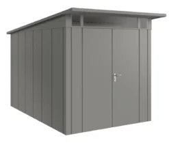 Hörmann Metallgerätehaus Juno JPD7 L-Sk Motiv Design mit Doppeltür, ca. B229/H232/T358 cm