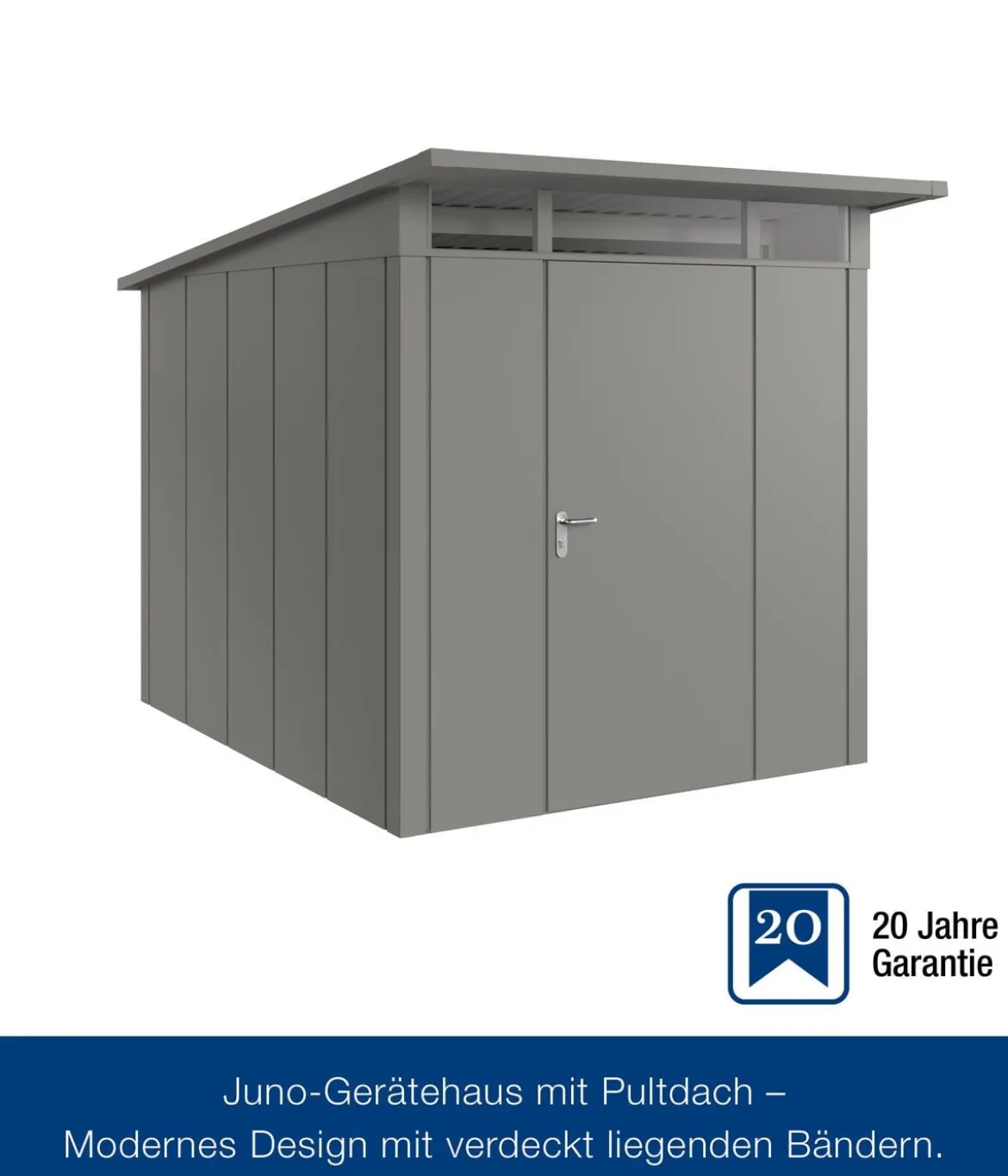 Hörmann Metallgerätehaus Juno JPD6 L-Sk Motiv Design, ca. B229/H232/T310 cm