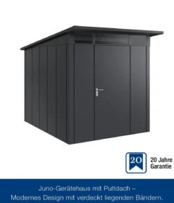 Hörmann Metallgerätehaus Juno JPD6 L-Sk Motiv Design, ca. B229/H232/T310 cm