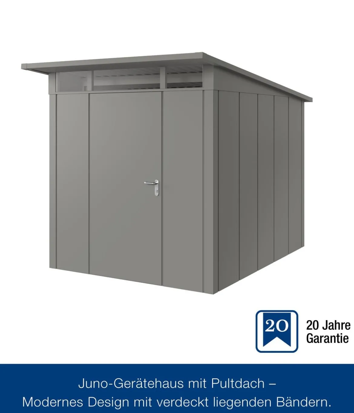 Hörmann Metallgerätehaus Juno JPD6 L-Sk Motiv Design, ca. B229/H232/T310 cm