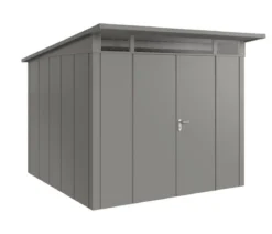 Hörmann Metallgerätehaus Juno JPD10 L-Sk Motiv Design mit Doppeltür, ca. B277/H232/T310 cm