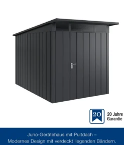 Hörmann Metallgerätehaus Juno JPD7 M-Sk Motiv Modern, ca. B229/H232/T358 cm
