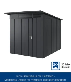 Hörmann Metallgerätehaus Juno JPD6 M-Sk Motiv Modern, ca. B229/H232/T310 cm