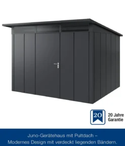 Hörmann Metallgerätehaus Juno JPD13 L-Sk Motiv Design, ca. B325/H232/T310 cm