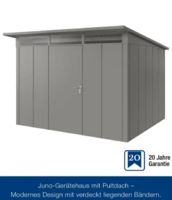 Hörmann Metallgerätehaus Juno JPD13 L-Sk Motiv Design, ca. B325/H232/T310 cm