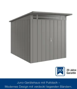Hörmann Metallgerätehaus Juno JPD6 M-Sk Motiv Modern mit Doppeltür, ca. B229/H232/T310 cm