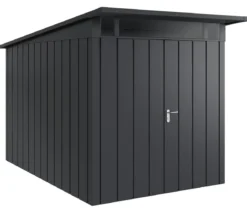 Hörmann Metallgerätehaus Juno JPD7 M-Sk Motiv Modern mit Doppeltür, ca. B229/H232/T358 cm