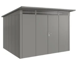 Hörmann Metallgerätehaus Juno JPD13 L-Sk Motiv Design mit Doppeltür, ca. B325/H232/T310 cm