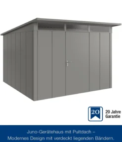Hörmann Metallgerätehaus Juno JPD14 L-Sk Motiv Design, ca. B325/H232/T358 cm