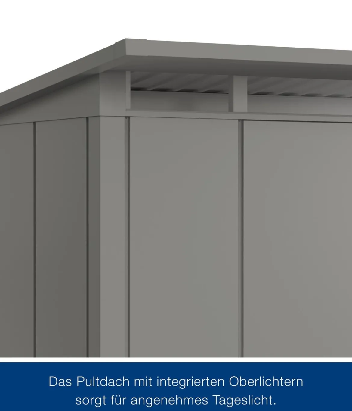 Hörmann Metallgerätehaus Juno JPD14 L-Sk Motiv Design, ca. B325/H232/T358 cm