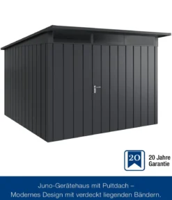 Hörmann Metallgerätehaus Juno JPD14 M-Sk Motiv Modern, ca. B325/H232/T358 cm