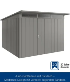 Hörmann Metallgerätehaus Juno JPD14 M-Sk Motiv Modern, ca. B325/H232/T358 cm