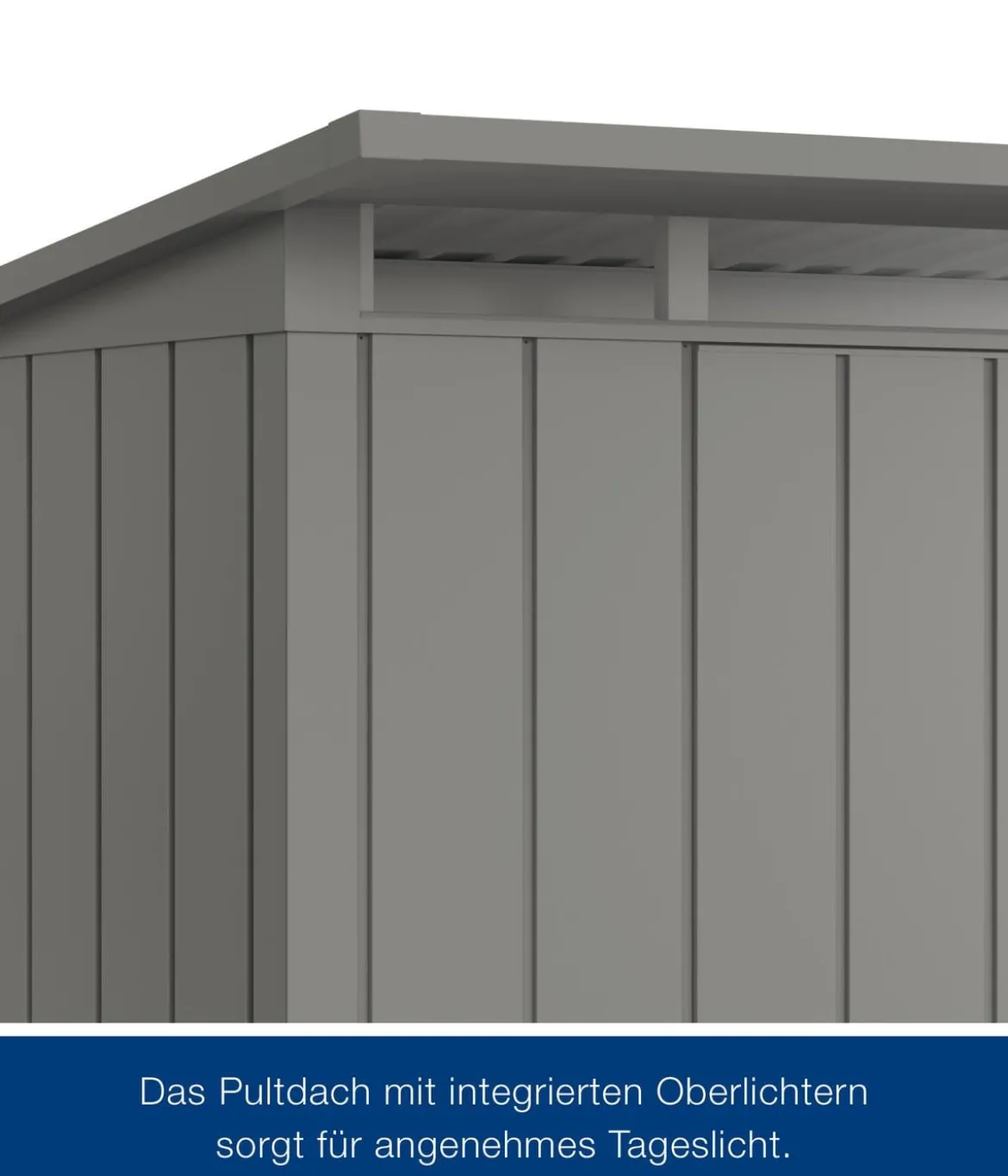 Hörmann Metallgerätehaus Juno JPD14 M-Sk Motiv Modern, ca. B325/H232/T358 cm