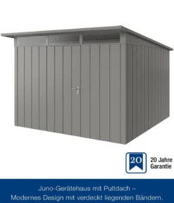 Hörmann Metallgerätehaus Juno JPD14 M-Sk Motiv Modern, ca. B325/H232/T358 cm