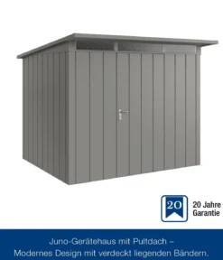 Hörmann Metallgerätehaus Juno JPD9 M-Sk Motiv Modern, ca. B277/H224/T262 cm