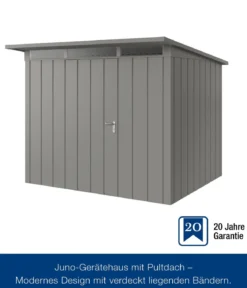 Hörmann Metallgerätehaus Juno JPD9 M-Sk Motiv Modern, ca. B277/H224/T262 cm
