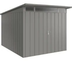 Hörmann Metallgerätehaus Juno JPD11 M-Sk Motiv Modern mit Doppeltür, ca. B277/H232/T358 cm
