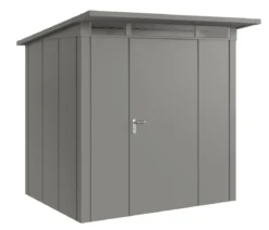Hörmann Metallgerätehaus Juno JPD4 L-Sk Motiv Design, ca. B229/H224/T214 cm