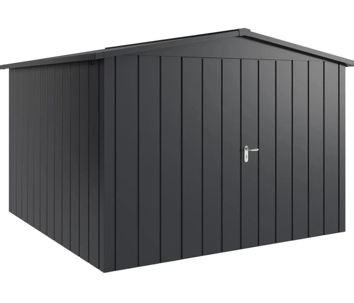 Hörmann Metallgerätehaus Juno JSD14 M-Sk Motiv Modern mit Doppeltür, ca. B333/H231/T325 cm