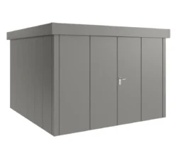 Hörmann Metallgerätehaus Juno JFD14 L-Sk Motiv Design mit Doppeltür, ca. B325/H222/T325 cm