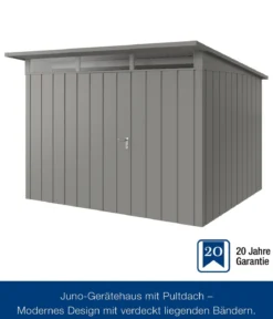 Hörmann Metallgerätehaus Juno JPD13 M-Sk Motiv Modern, ca. B325/H232/T310 cm