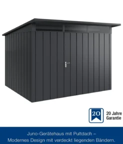 Hörmann Metallgerätehaus Juno JPD13 M-Sk Motiv Modern, ca. B325/H232/T310 cm