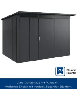 Hörmann Metallgerätehaus Juno JPD12 L-Sk Motiv Design, ca. B325/H224/T262 cm