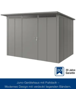 Hörmann Metallgerätehaus Juno JPD12 L-Sk Motiv Design, ca. B325/H224/T262 cm
