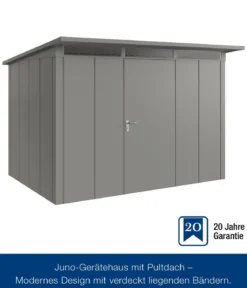 Hörmann Metallgerätehaus Juno JPD12 L-Sk Motiv Design, ca. B325/H224/T262 cm