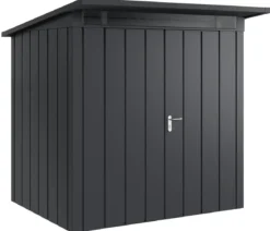 Hörmann Metallgerätehaus Juno JPD4 M-Sk Motiv Modern mit Doppeltür, ca. B229/H224/T214 cm