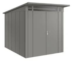 Hörmann Metallgerätehaus Juno JPD6 L-Sk Motiv Design mit Doppeltür, ca. B229/H232/T310 cm
