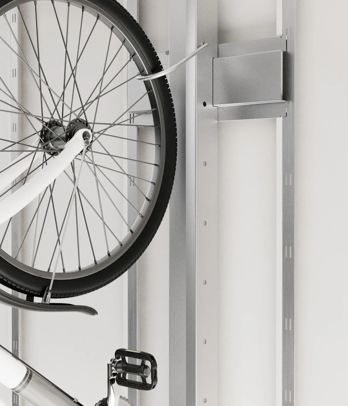 Hörmann Stahl-Fahrradhalter senkrecht
