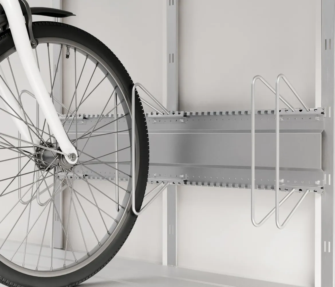 Hörmann Stahl-Fahrradhalter waagerecht kurz, ca. B48 cm