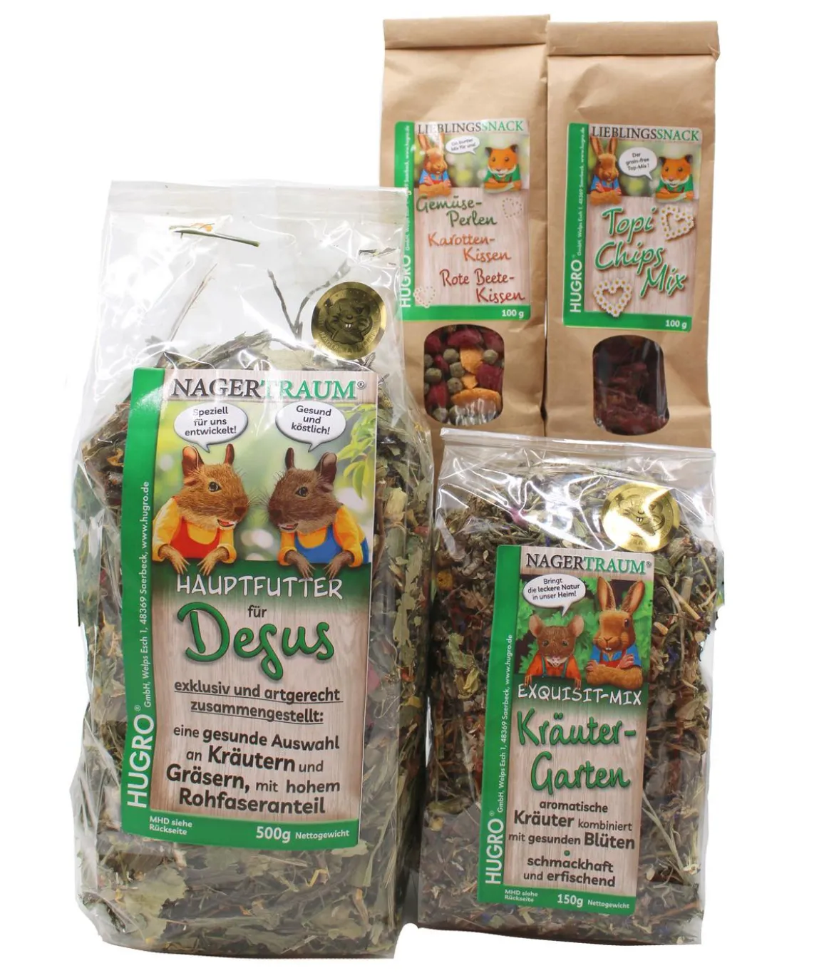 Hugro® Degu-Box, 4-teilig