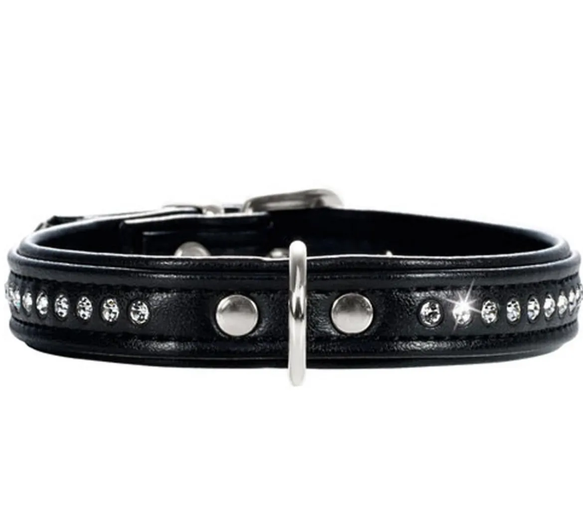 HUNTER® Hundehalsband Modern Art Luxus, schwarz