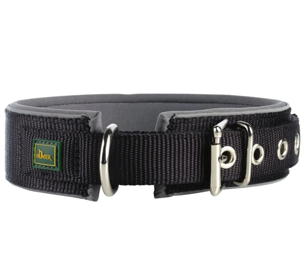 HUNTER® Hundehalsband Neopren Reflect