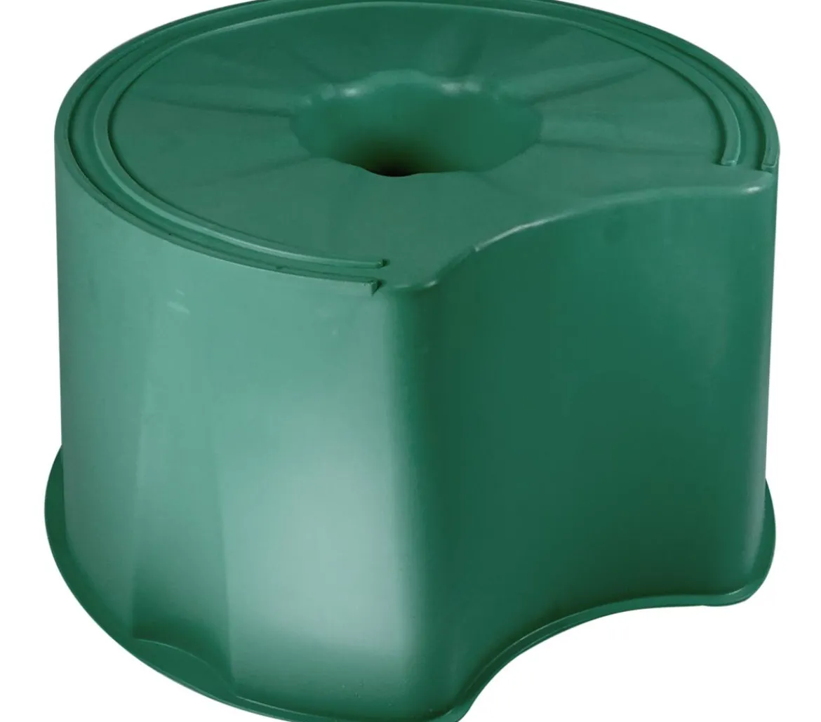 ICS Kunststoff-Sockel für Regentonne 210/310 l, rund, dunkelgrün