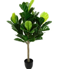 I.GE.A. Kunstpflanze Geigenfeige im Topf, ca. H98 cm