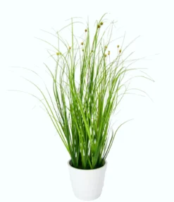 I.GE.A. Kunstpflanze Grasbusch im Kunststoff-Topf, ca. H45 cm