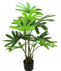 I.GE.A. Kunstpflanze Palme Rhapis im Topf, ca. H88 cm