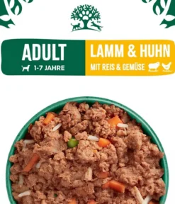 James Wellbeloved Nassfutter für Hunde Adult, Lamm & Huhn in Pastete