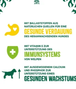 James Wellbeloved Nassfutter für Hunde Puppy Junior, Huhn in Pastete