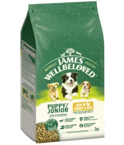 James Wellbeloved Trockenfutter für Hunde Puppy Truthahn & Reis, 2 kg