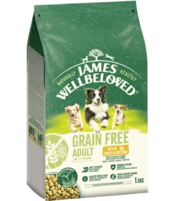 James Wellbeloved Trockenfutter für Hunde Grainfree Adult, Truthahn & Gemüse
