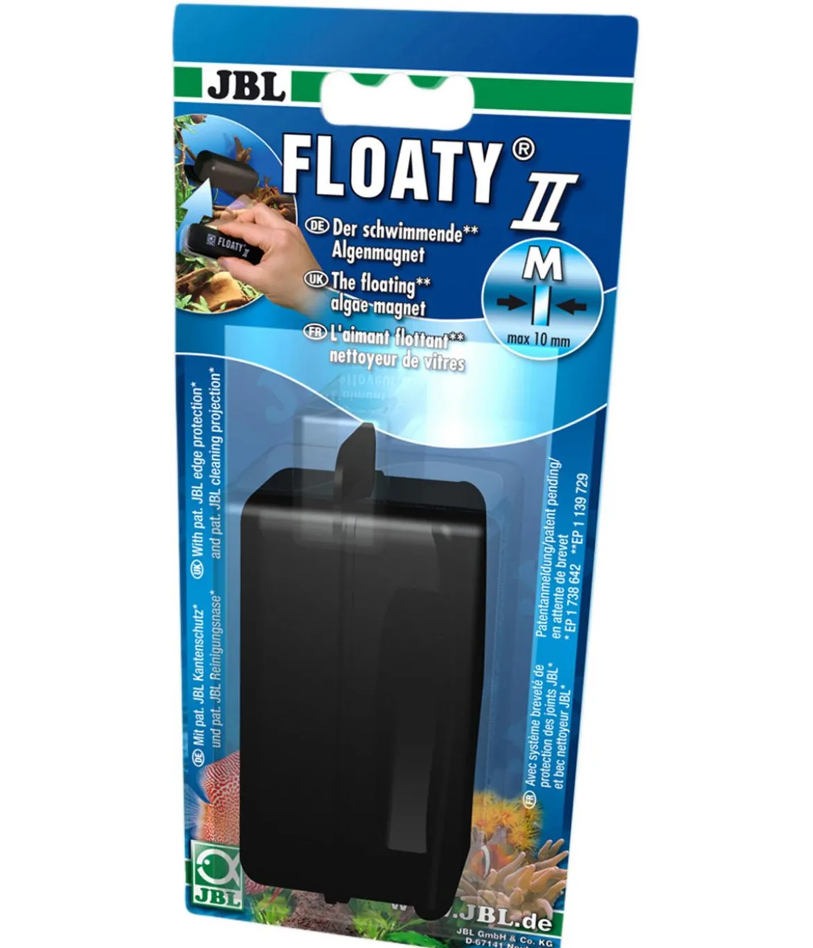 JBL Algenmagnet Floaty II für Aquarien